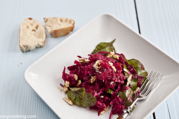 (Deutsch) Ein Aufruf! Und ein Wintersalat - Randen.Sellerie.Kren.Apfel