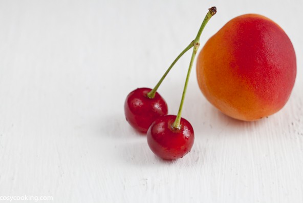 Süss und sauer - Marillen-Sauerkirschen-Marmelade